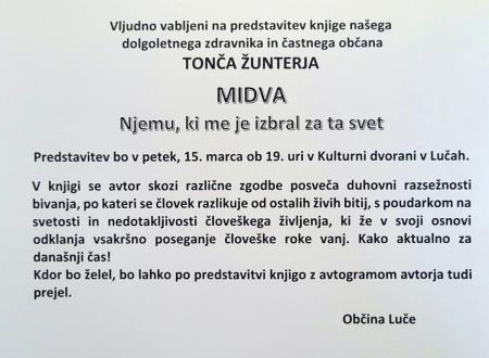 Predstavitev knjige Midva